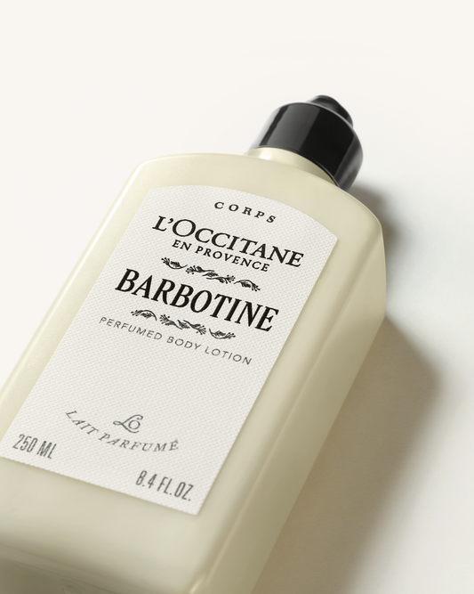 Barbotine body lotion
