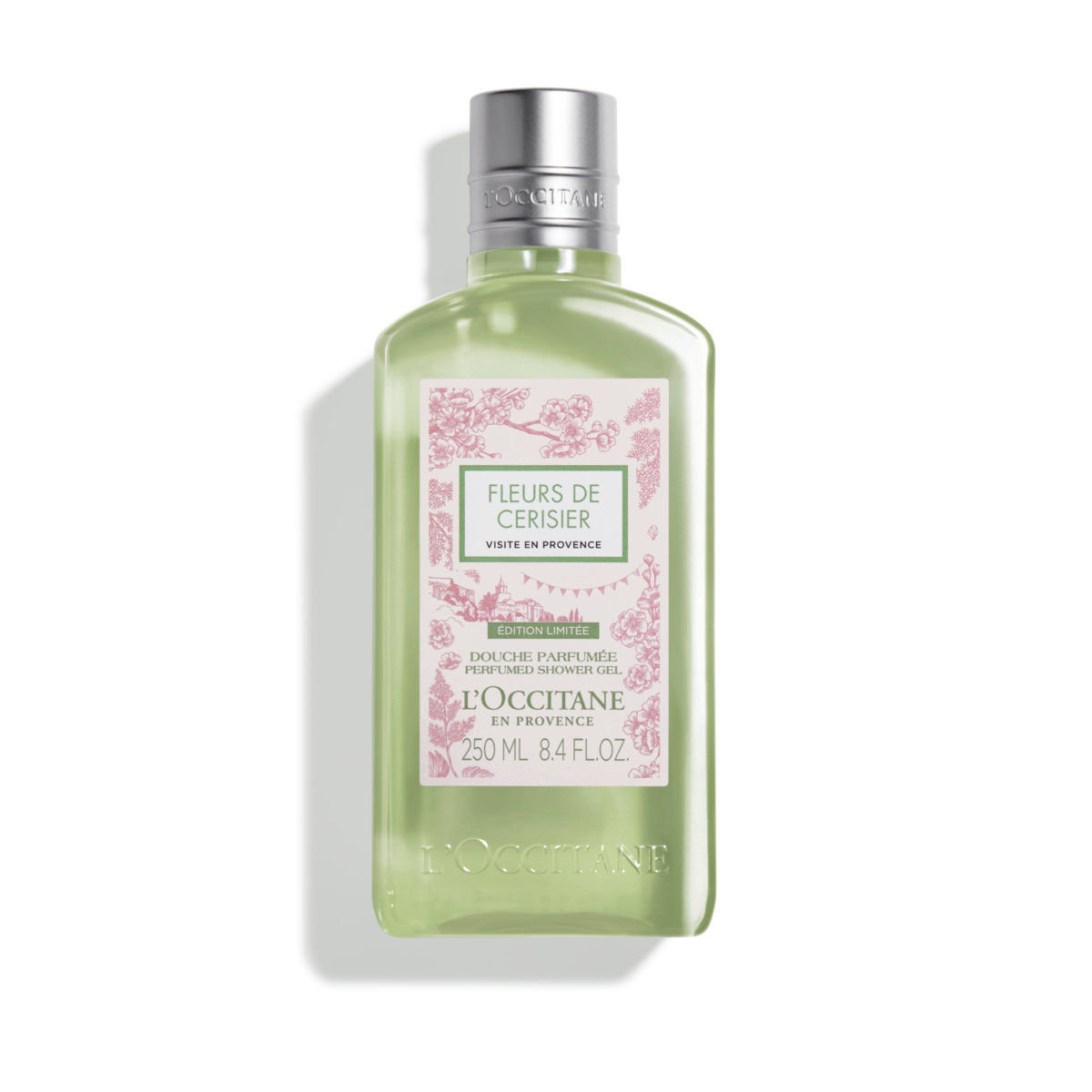 Cherry Blossom Shower Gel - 250ml - Fleurs de Cerisier Visite en Provence