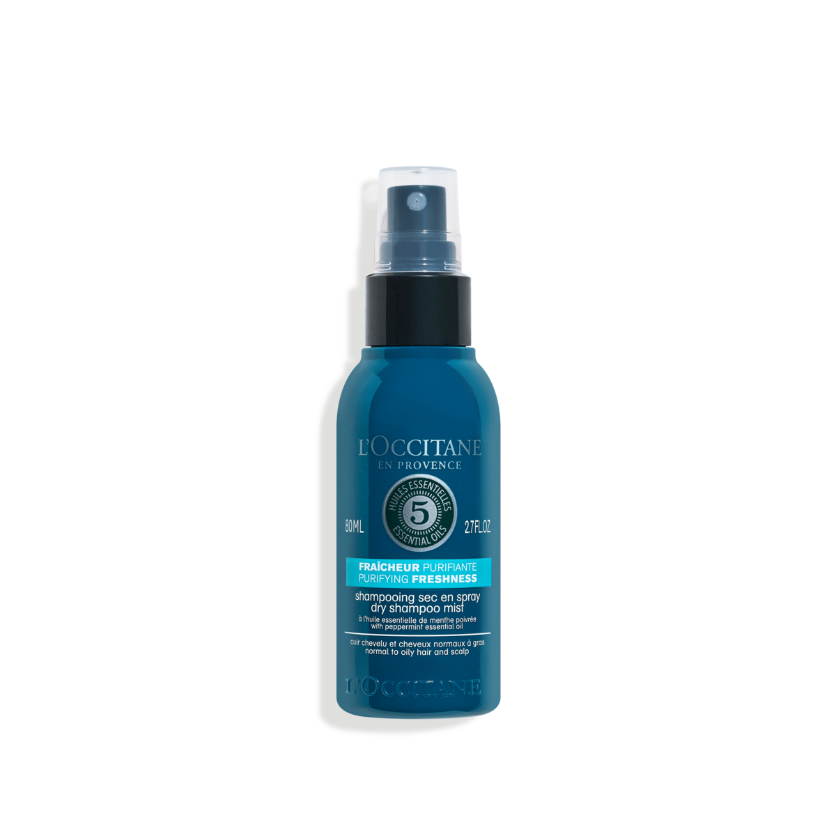 5 Essential Oils Purifying Freshness Dry Shampoo Mist