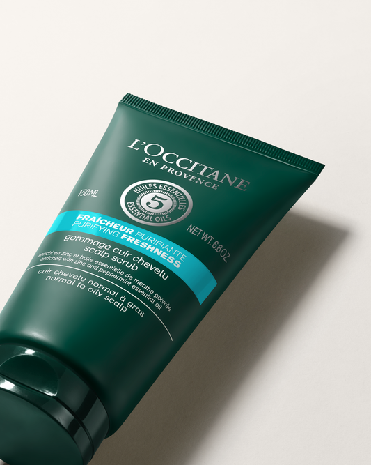 5 Essential Oils Purifying Freshness Scalp Scrub