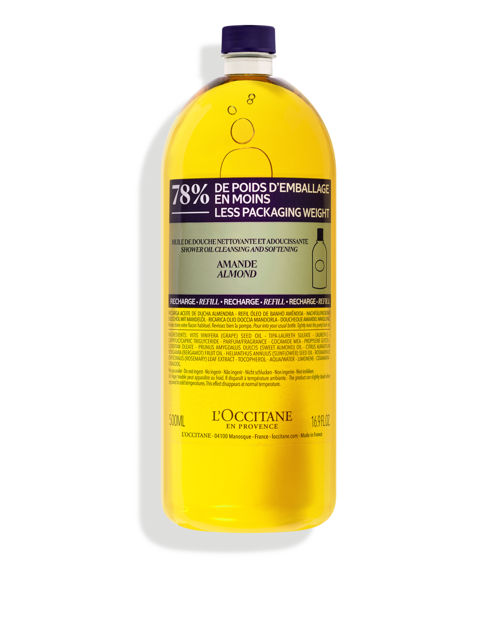 Almond Shower Oil Refill - Image 1