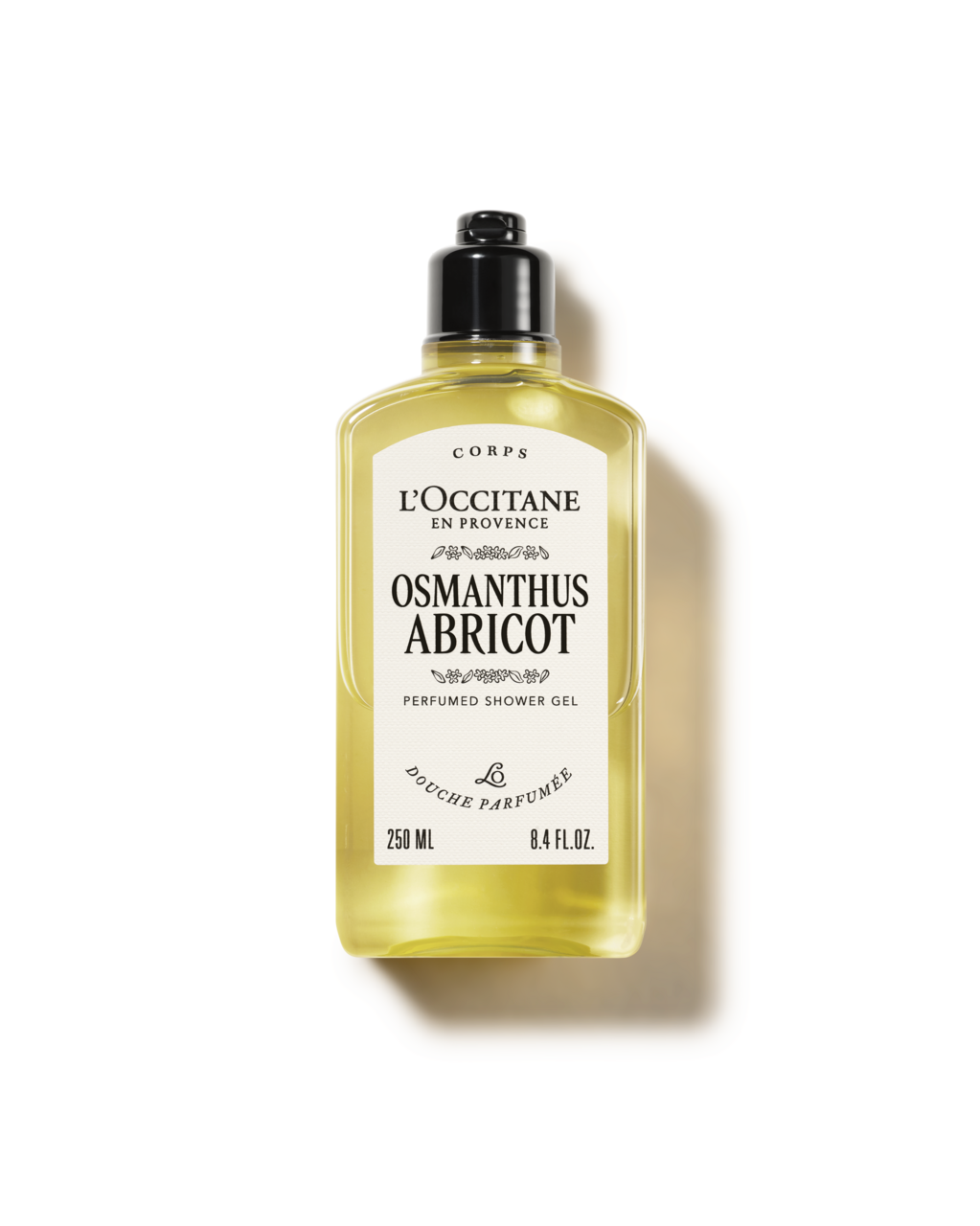 Osmanthus Abricot perfumed shower gel