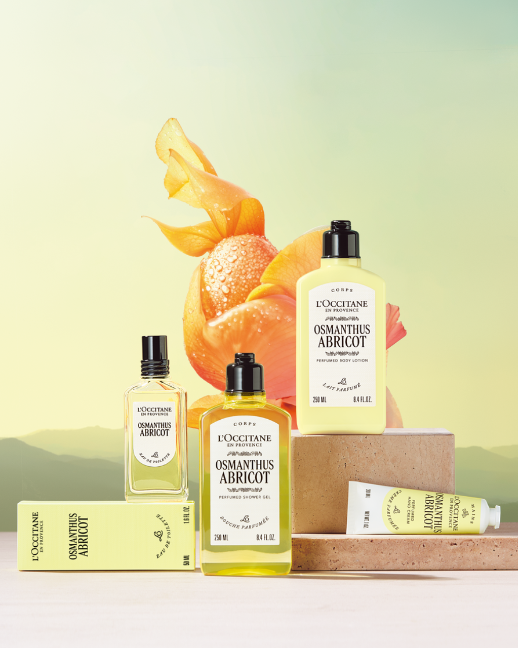 Osmanthus Abricot perfumed body lotion