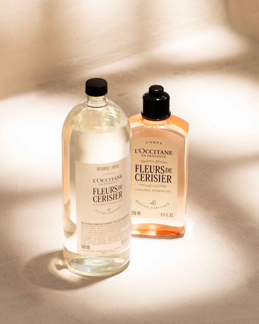 Fleurs de Cerisier perfumed shower gel refill (Cherry Blossom)
