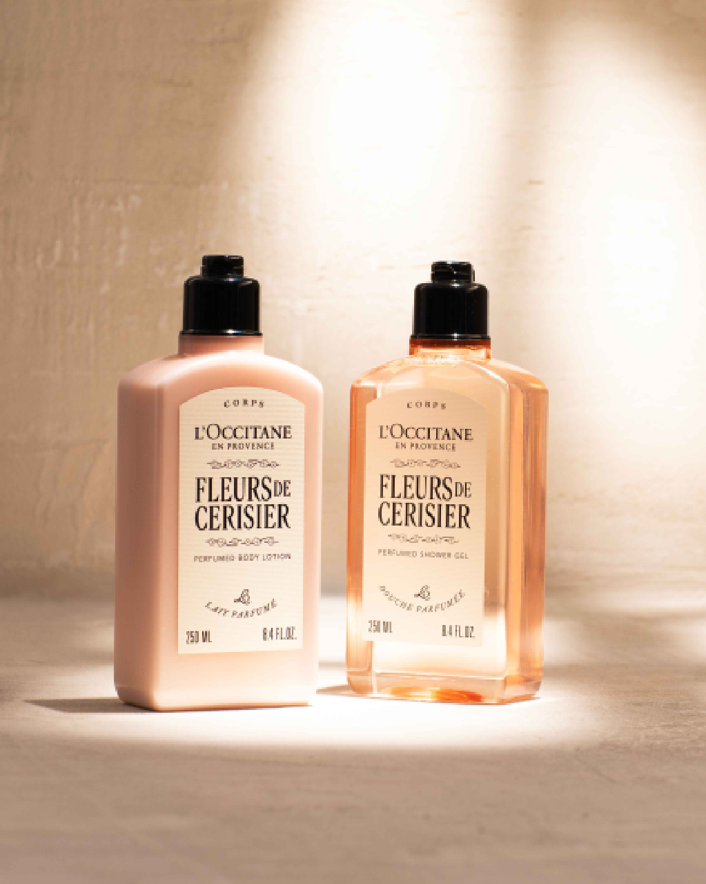 Fleurs de Cerisier perfumed body lotion (Cherry Blossom)