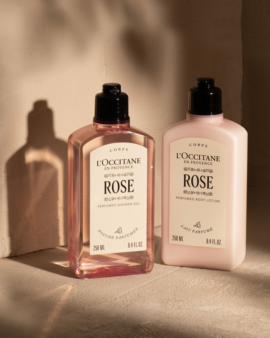 Rose perfumed body lotion