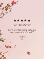 Rose perfumed body lotion