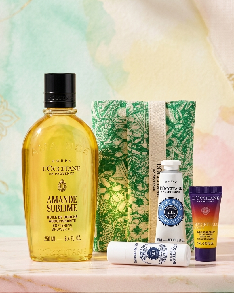 Almond experiential travel kit