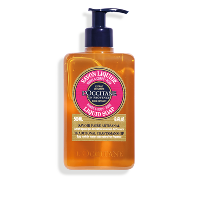 Shea Rose Liquid Soap - Dry Skin Body Care - Hand & Body Moisturisers