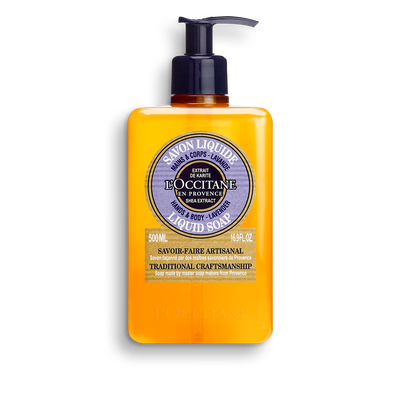 Shea Lavender Liquid Soap - Dry Skin Body Care - Hand & Body Moisturisers