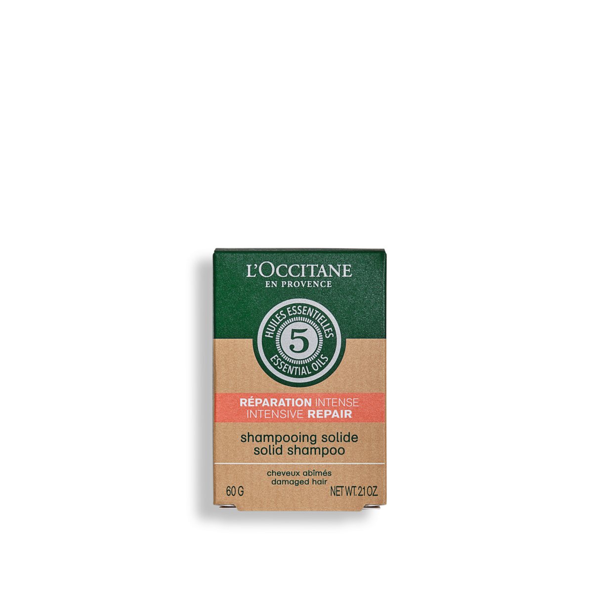 5 Essential Oils Intensive Repair Solid Shampoo